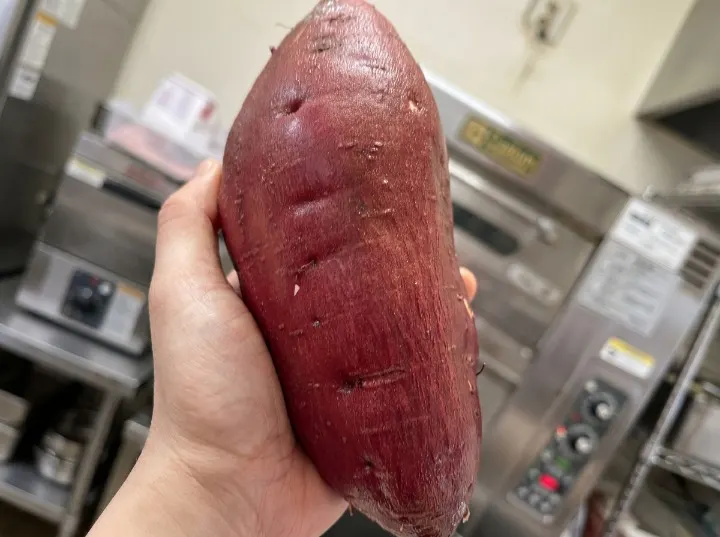 お芋の下準備